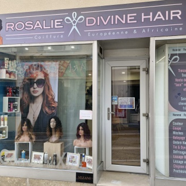 rosalie divine hair salon de coiffure digne les bains perruques protheses capillaires extensions afro